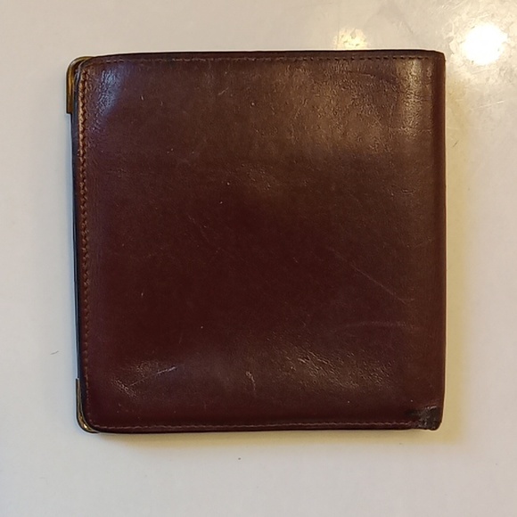 CARTIER Paris leather wallet.brown and gold.Vintage.amazing condition - Picture 2 of 7